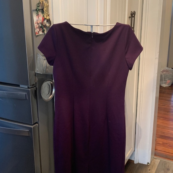 Ellen Tracy eggplant fully lined dress in excellent condition. Worn once - Picture 4 of 5